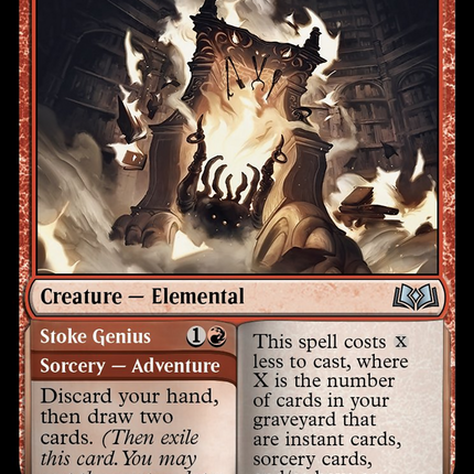 Hearth Elemental // Stoke Genius [Wilds of Eldraine]