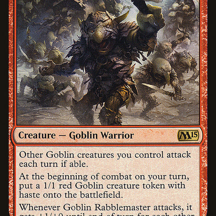 Goblin Rabblemaster [Magic 2015]
