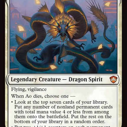 Ao, the Dawn Sky [Secrets of Strixhaven Commander]