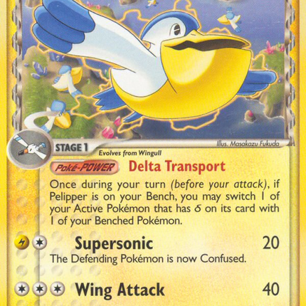 Pelipper(26/100) (Delta Species) [EX: Crystal Guardians]