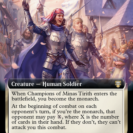 Champions of Minas Tirith (Extended Art) [The Lord of the Rings: Tales of Middle-Earth Commander]