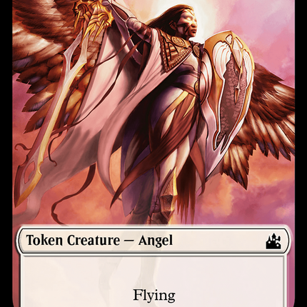 Bird // Angel (0002) Double-Sided Token [Ravnica Remastered Tokens]