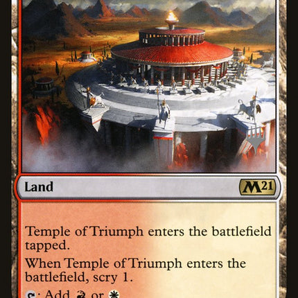 Temple of Triumph (Promo Pack) [Core Set 2021 Promos]