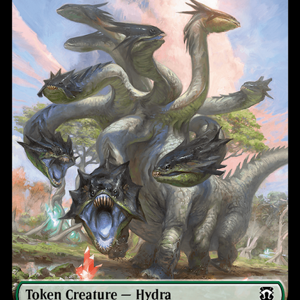 Hydra // Boar Double-Sided Token [Modern Horizons 3 Commander Tokens]