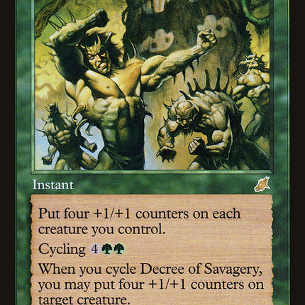 Decree of Savagery [Scourge]