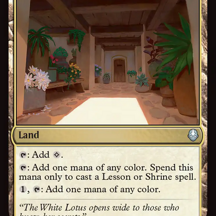 White Lotus Hideout [Avatar: The Last Airbender]