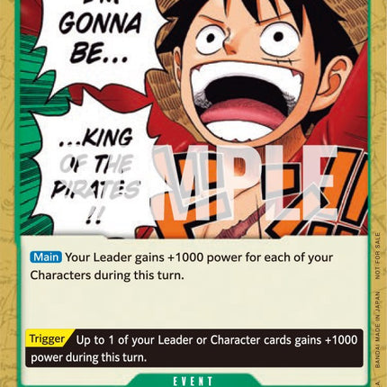 I'm Gonna Be King of the Pirates!! [One Piece Promotion Cards]