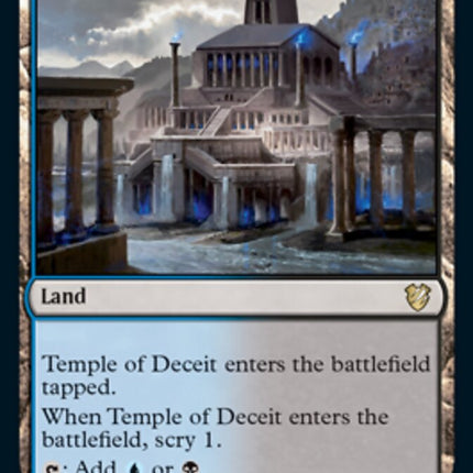 Temple of Deceit [Innistrad: Midnight Hunt Commander]