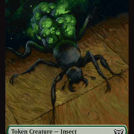 Insect (0011) // Ooze (0014) Double-Sided Token [Duskmourn: House of Horror Commander Tokens]