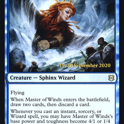 Master of Winds [Zendikar Rising Prerelease Promos]