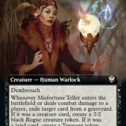 Misfortune Teller (Extended Art) [Streets of New Capenna Commander]