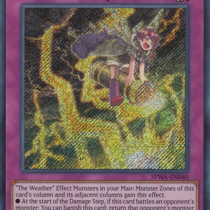 The Weather Thundery Canvas [SPWA-EN040] Secret Rare