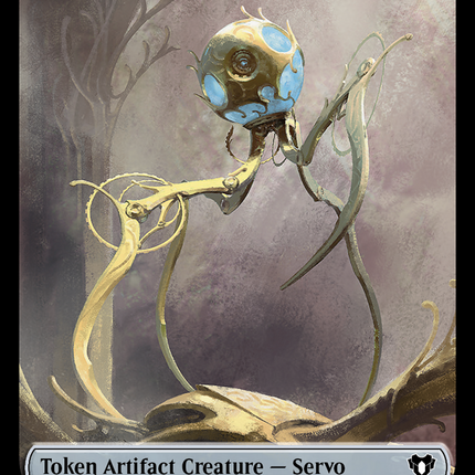 Servo // Dragon (0020) Double-Sided Token [Commander Masters Tokens]