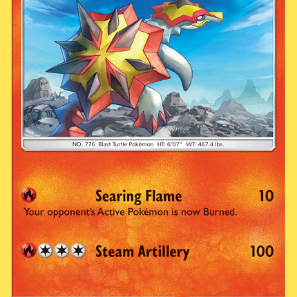 Turtonator (27/156) [Sun & Moon: Ultra Prism]