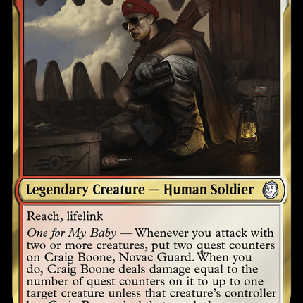 Craig Boone, Novac Guard (Surge Foil) [Fallout]