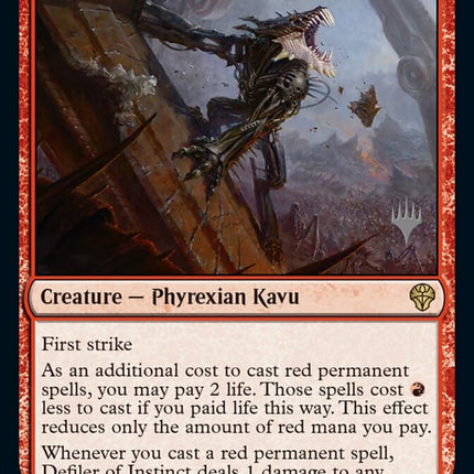 Defiler of Instinct (Promo Pack) [Dominaria United Promos]