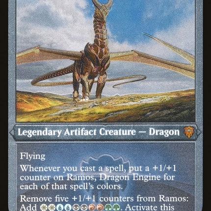 Ramos, Dragon Engine (Etched) [Commander Legends]