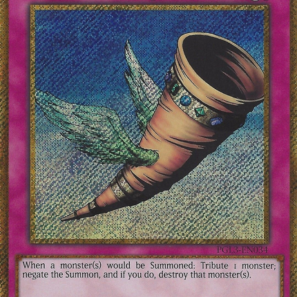 Horn of Heaven [PGL3-EN034] Gold Secret Rare