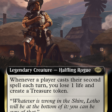 Lotho, Corrupt Shirriff (Extended Art) (Surge Foil) [The Lord of the Rings: Tales of Middle-Earth]