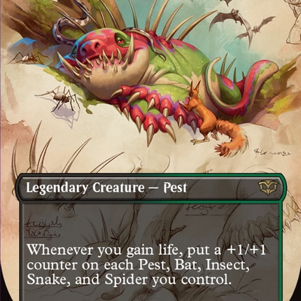 Blech, Loafing Pest (Borderless) [Secrets of Strixhaven]