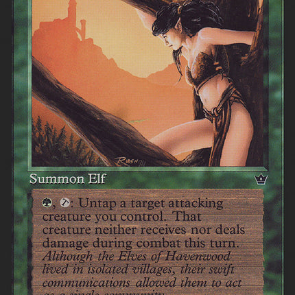Elvish Scout (Christopher Rush) [Fallen Empires]