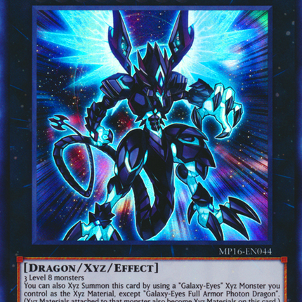 Galaxy-Eyes Full Armor Photon Dragon [MP16-EN044] Super Rare