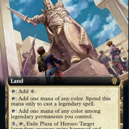 Plaza of Heroes (Extended Art) [Dominaria United]