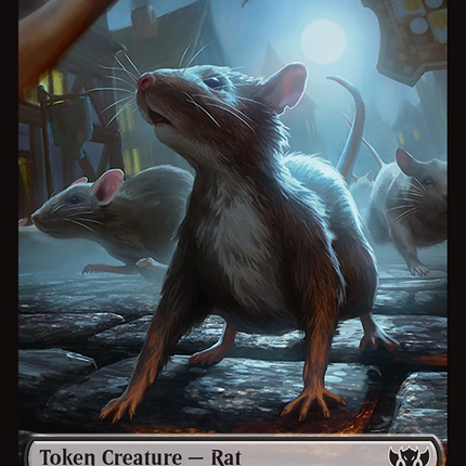 Human // Rat Double-Sided Token [Tarkir: Dragonstorm Commander Tokens]