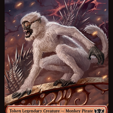 First Mate Ragavan // Treasure Double-Sided Token [Tarkir: Dragonstorm Commander Tokens]