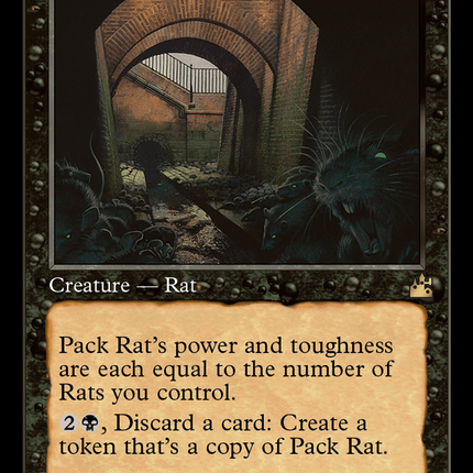 Pack Rat (Retro Frame) [Ravnica Remastered]