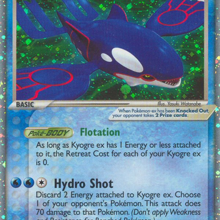 Kyogre ex (95/100) [EX: Crystal Guardians]