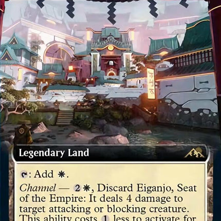 Eiganjo, Seat of the Empire (Extended Art) [Kamigawa: Neon Dynasty]