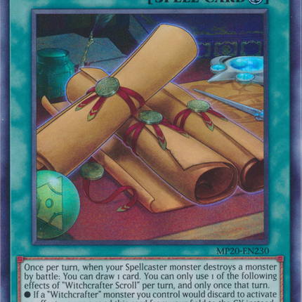 Witchcrafter Scroll [MP20-EN230] Super Rare