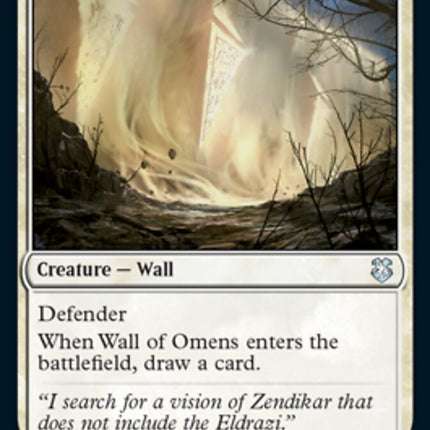 Wall of Omens [Dungeons & Dragons: Adventures in the Forgotten Realms Commander]