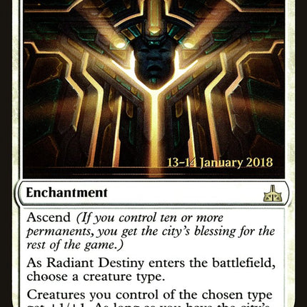 Radiant Destiny [Rivals of Ixalan Prerelease Promos]