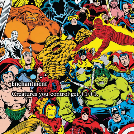 Anthem of Champions (Borderless) [Marvel Universe: Eternal-Legal]