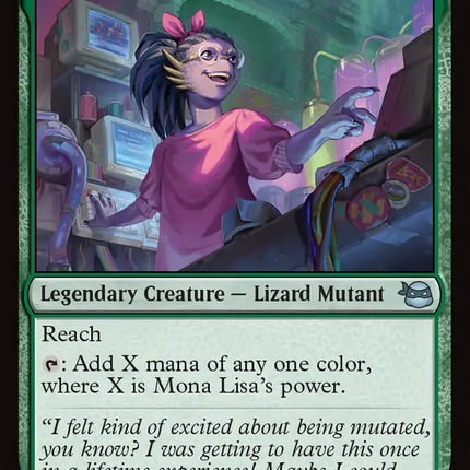 Mona Lisa, Science Geek [Teenage Mutant Ninja Turtles]