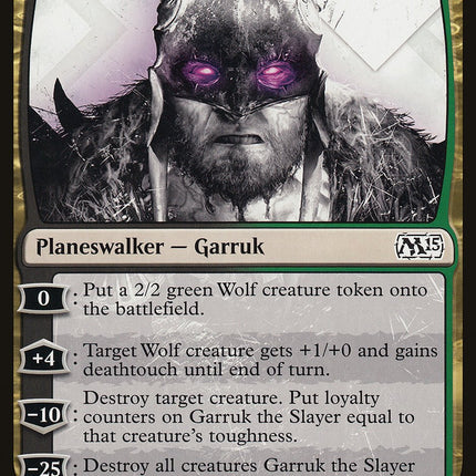 Garruk the Slayer (Prerelease Challenge) [Magic 2015 Prerelease Promos]