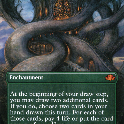 Sylvan Library (Borderless Alternate Art) [Dominaria Remastered]