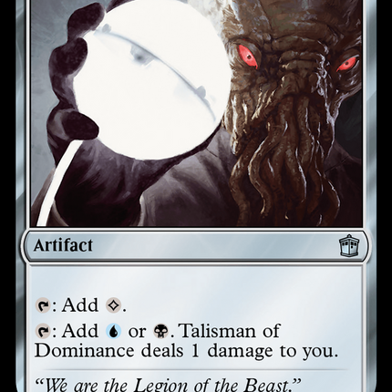 Talisman of Dominance (Surge Foil) [Doctor Who]
