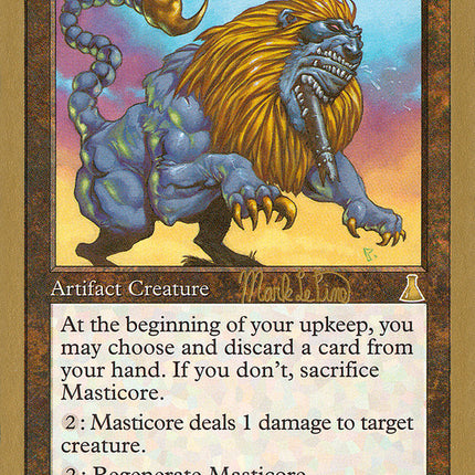 Masticore (Mark Le Pine) (SB) [World Championship Decks 1999]