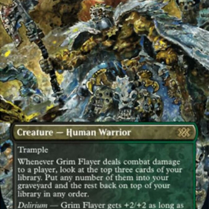 Grim Flayer (Borderless Alternate Art) [Double Masters 2022]
