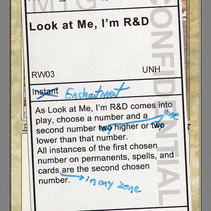 Look at Me, I'm R&D [Unhinged]