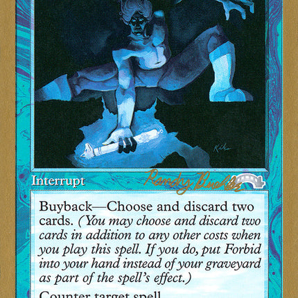 Forbid (Randy Buehler) [World Championship Decks 1998]