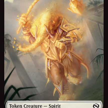 Spirit (0008) // Spirit (0009) Double-Sided Token [Tarkir: Dragonstorm Tokens]