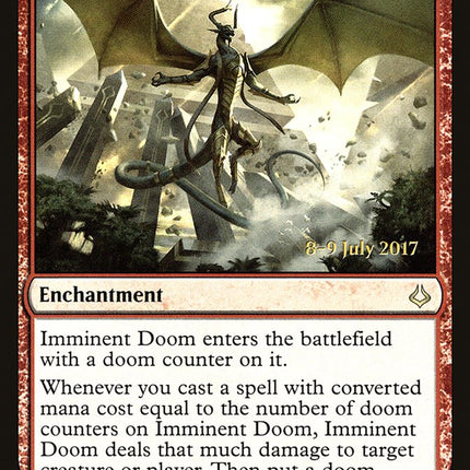 Imminent Doom [Hour of Devastation Prerelease Promos]