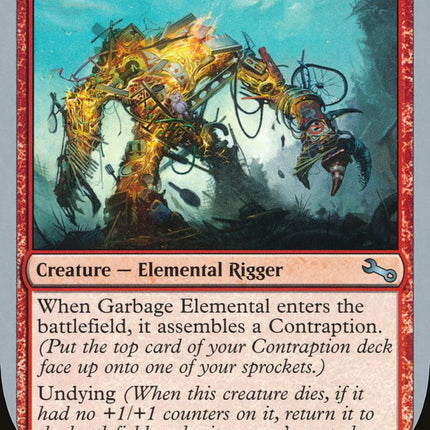 Garbage Elemental (3/1 Creature) [Unstable]
