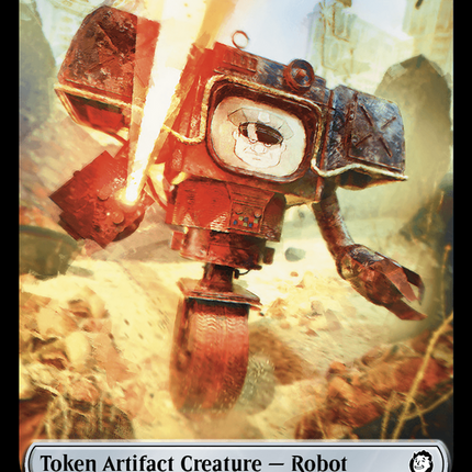 Robot // Food (0014) Double-Sided Token [Fallout Tokens]