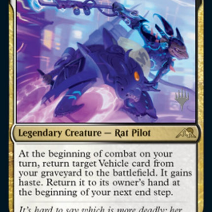 Greasefang, Okiba Boss (Promo Pack) [Kamigawa: Neon Dynasty Promos]