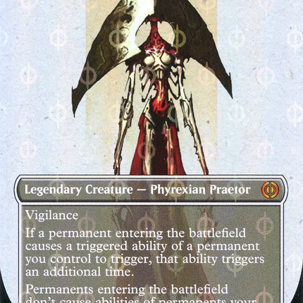 Elesh Norn, Mother of Machines (Borderless Concept Praetors Step-and-Compleat Foil) [Phyrexia: All Will Be One]